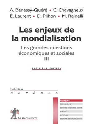 cover image of Les enjeux de la mondialisation